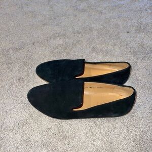 J. Crew Black Suede Loafers